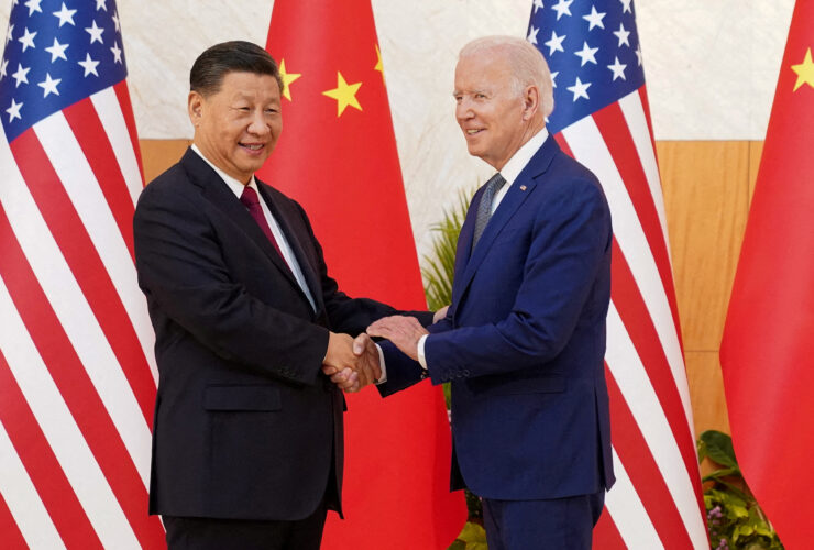 Chinese President Xi Jinping and U.S. President Joe Biden